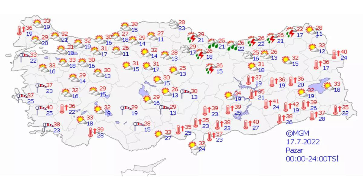 Meteoroloji Hava Durumu 17 Temmuz Meteoroloji Hava Durumu 17 Temmuz