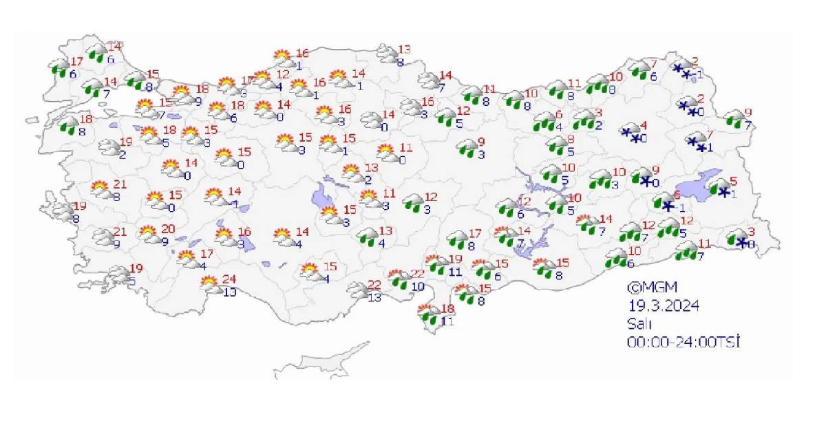 Meteoroloji’den sağanak yağış ve kar uyarısı: 5 gün boyunca devam edecek