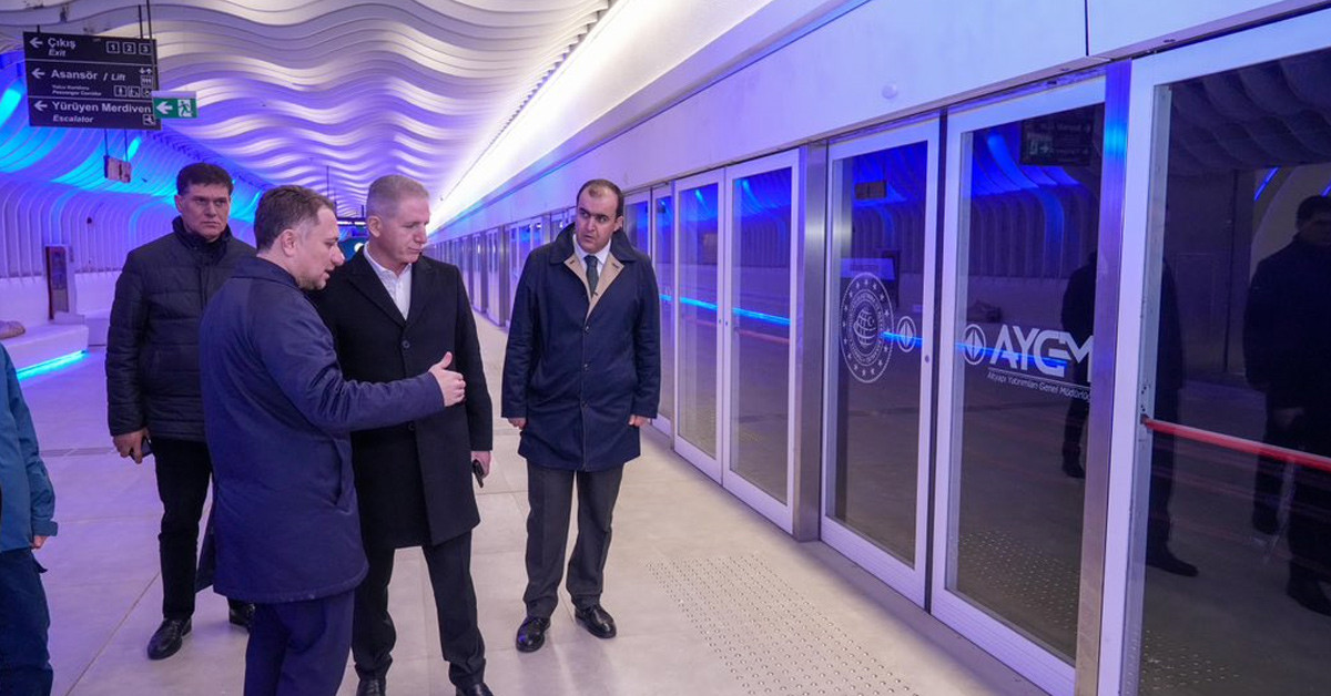 Metro Pazartesi Günü açılıyor! Metro Pazartesi Günü açılıyor!