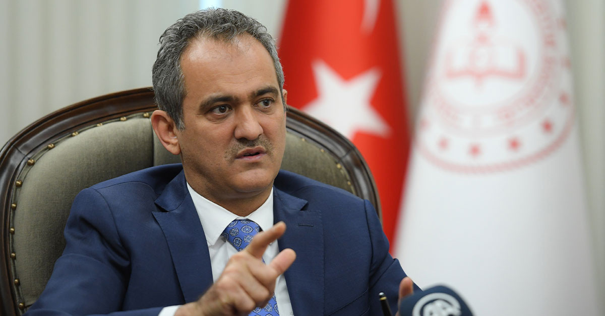 Milli Eğitim Bakanı Mahmut Özer Milli Eğitim Bakanı Mahmut Özer