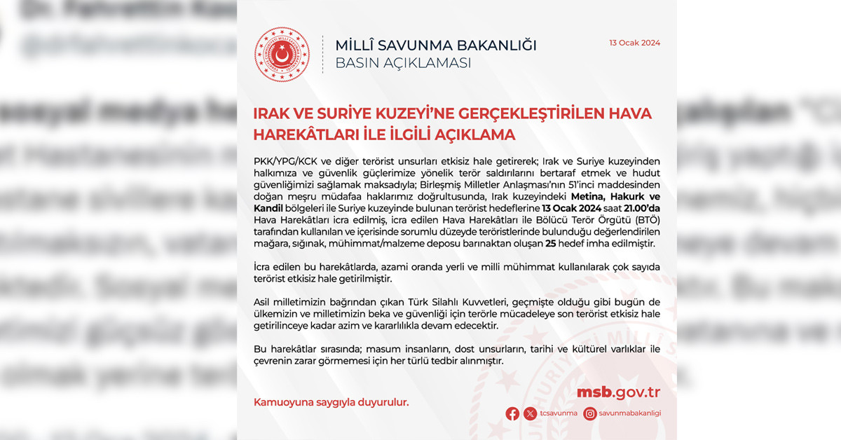 MSB Açıklama