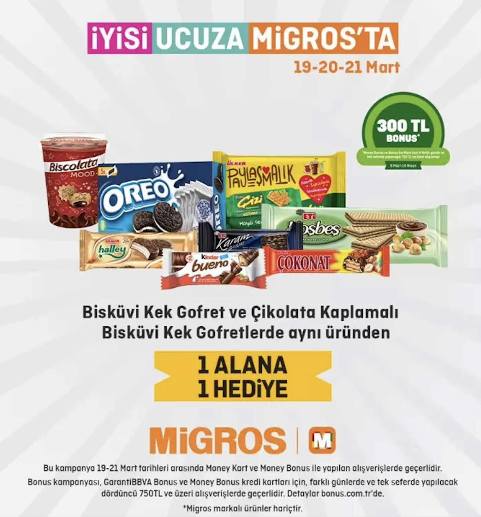 O market BİR ALANA BİR BEDAVA kampanyasını başlattı! Kasa önlerinde uzun kuyruklar oluştu