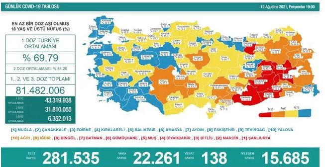 KORONAVİRÜS TABLOSU
