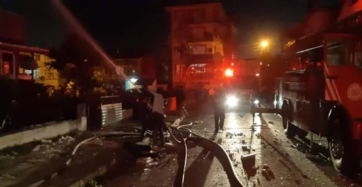Olay yerine itfaiye, polis ve sağlık ekipleri sevk edildi