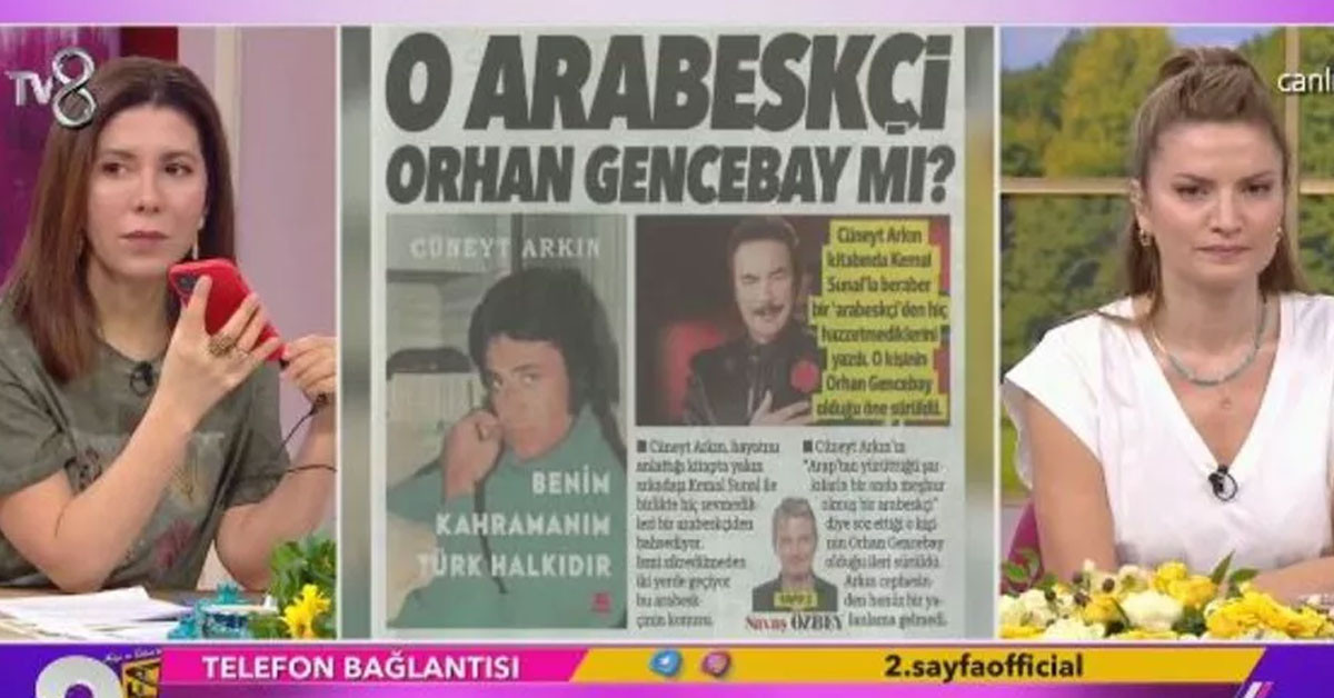 Orhan Gencebay Cüneyt Arkın'a ateş püskürdü