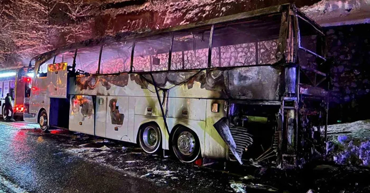 Otobüs kullanılmaz hale geldi