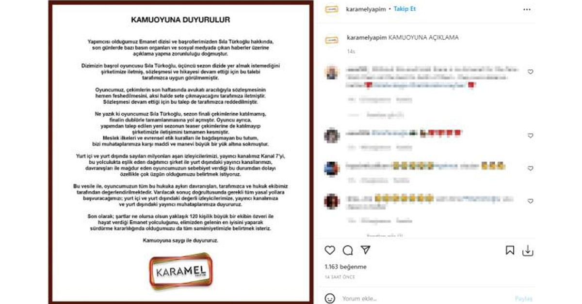 Oyuncu Sıla Türoğlu'na dava açıldı