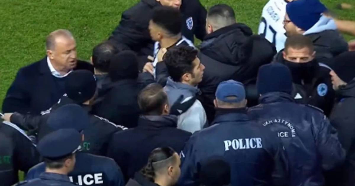 Panathinaikos Fatih Terim kavga