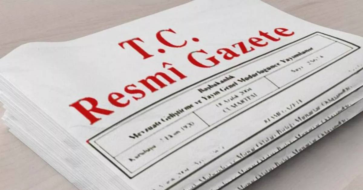 Resmi Gazete atama Resmi Gazete atama