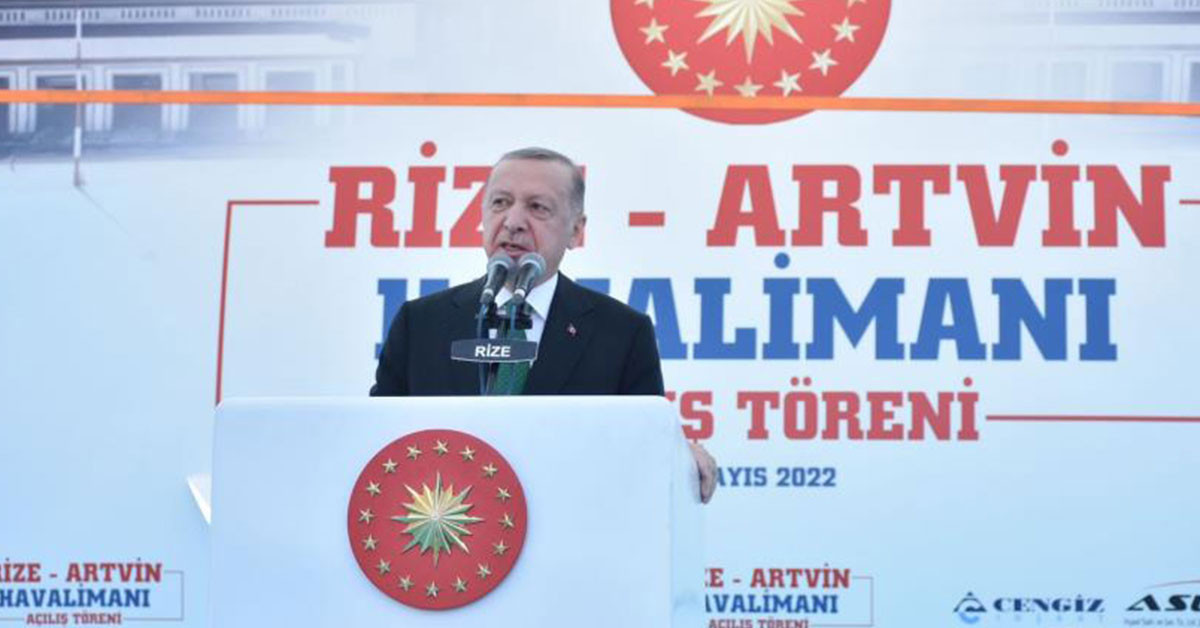 Rize-Artvin Havalimanı Cumhurbaşkanı Recep Tayyip Erdoğan'ın katılımıyla açıldı! Rize-Artvin Havalimanı Cumhurbaşkanı Recep Tayyip Erdoğan'ın katılımıyla açıldı!