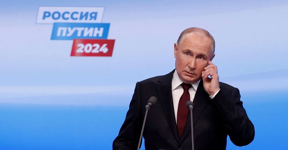 Rusya'da sandık başı anketine göre Vladimir Putin, yüzde 87'nin üzerinde oy oranıyla yeniden devlet başkanı seçildi. Rusya'da sandık başı anketine göre Vladimir Putin, yüzde 87'nin üzerinde oy oranıyla yeniden devlet başkanı seçildi.