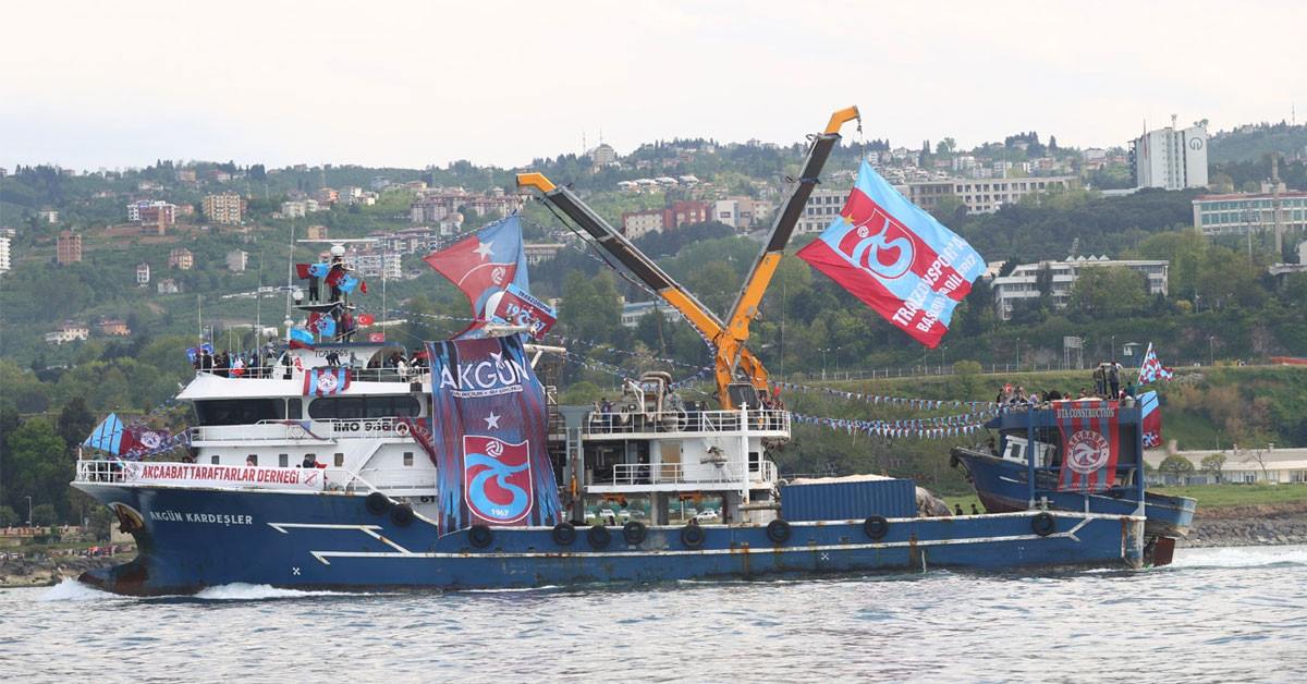 Şampiyon Trabzonspor, şampiyonluğunu kutluyor: Donanma yola çıktı!