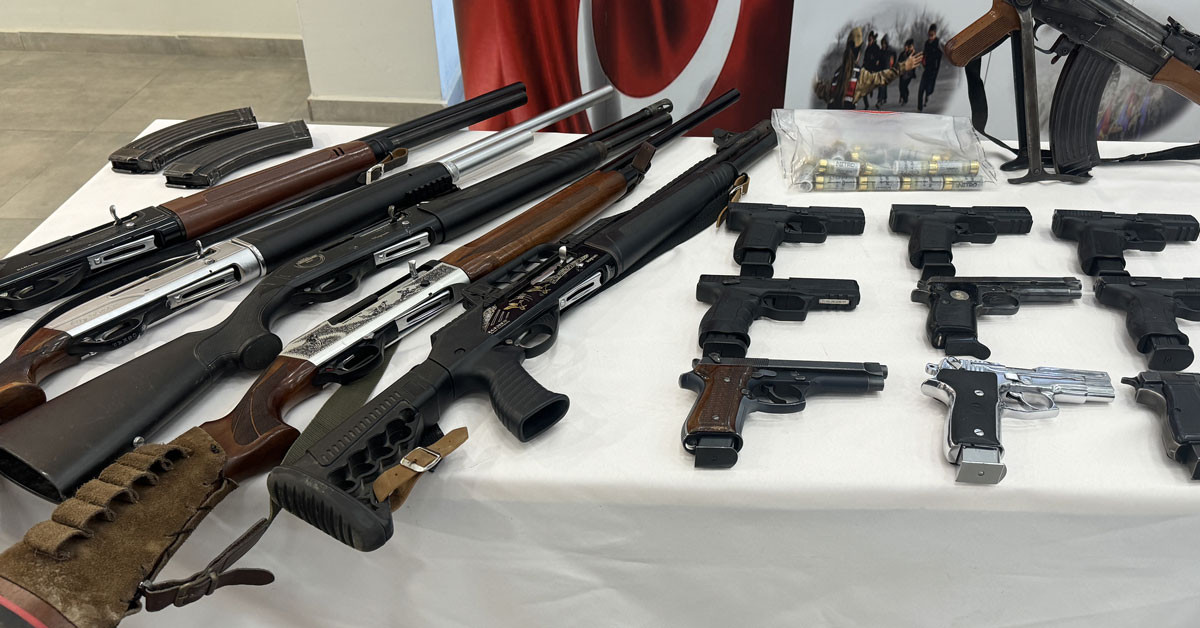 Şanlıurfa'da silah kaçakçılığına operasyon
