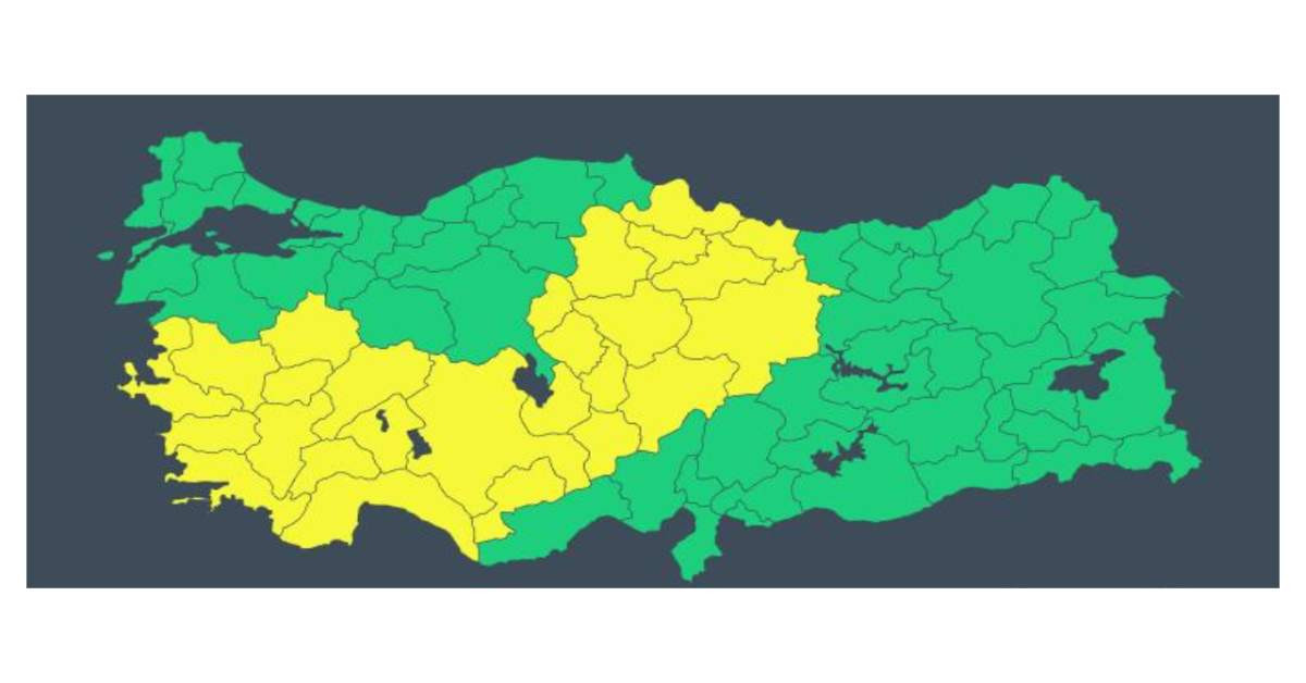 Sarı Kodlu uyarı Sarı Kodlu uyarı