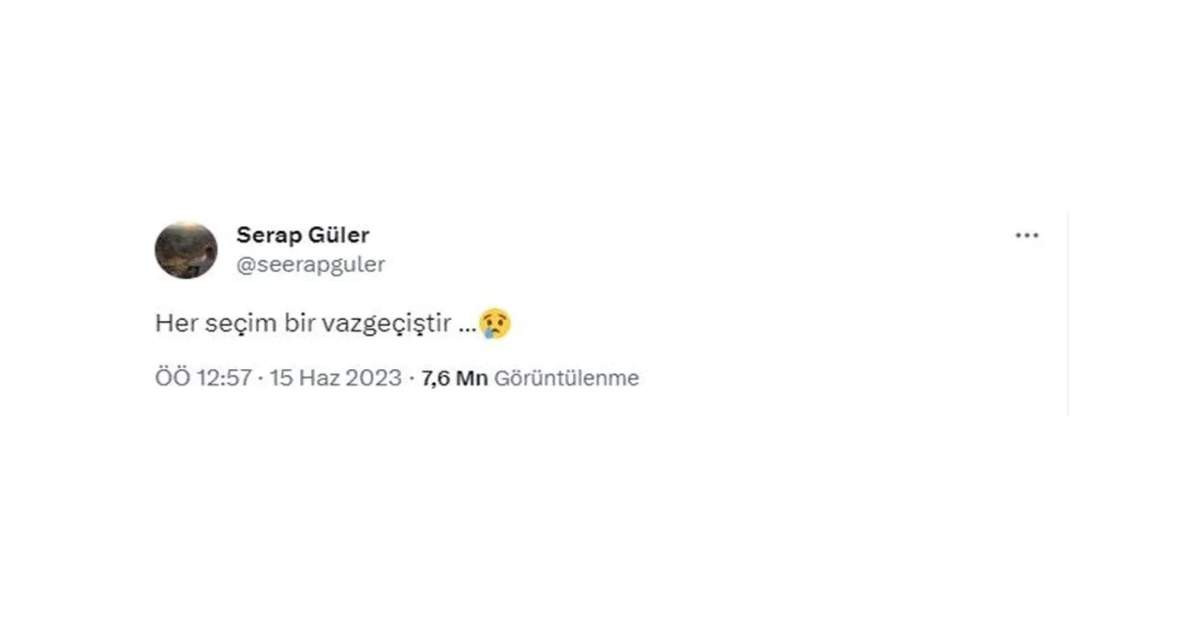 Serap Güler Tweet