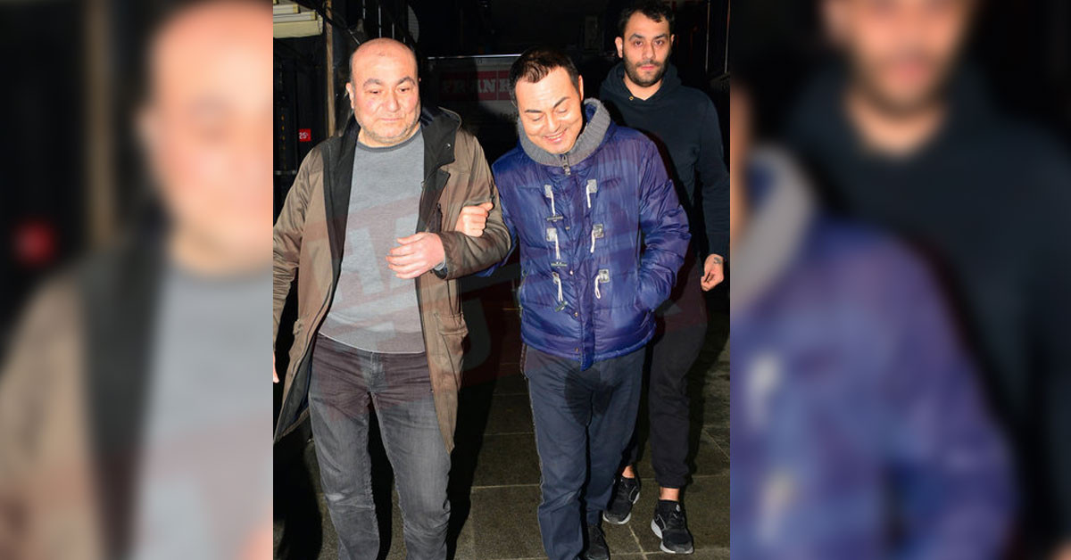 Serdar Ortaç altı ıslak yakalandı