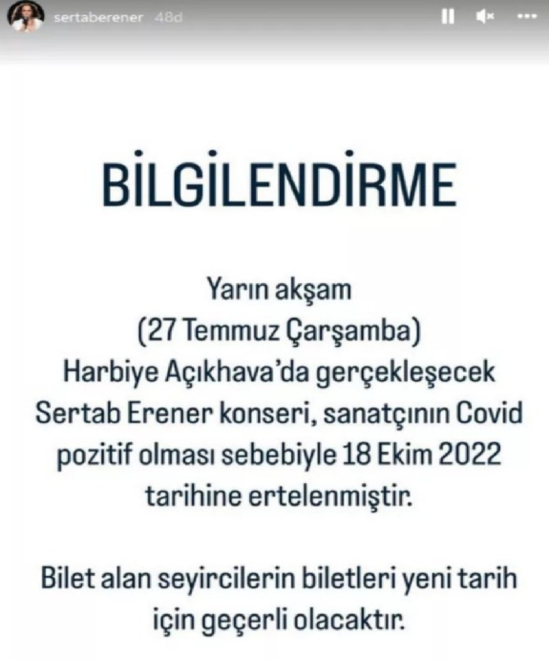 Sertab Erener koronavirüse yakalandı