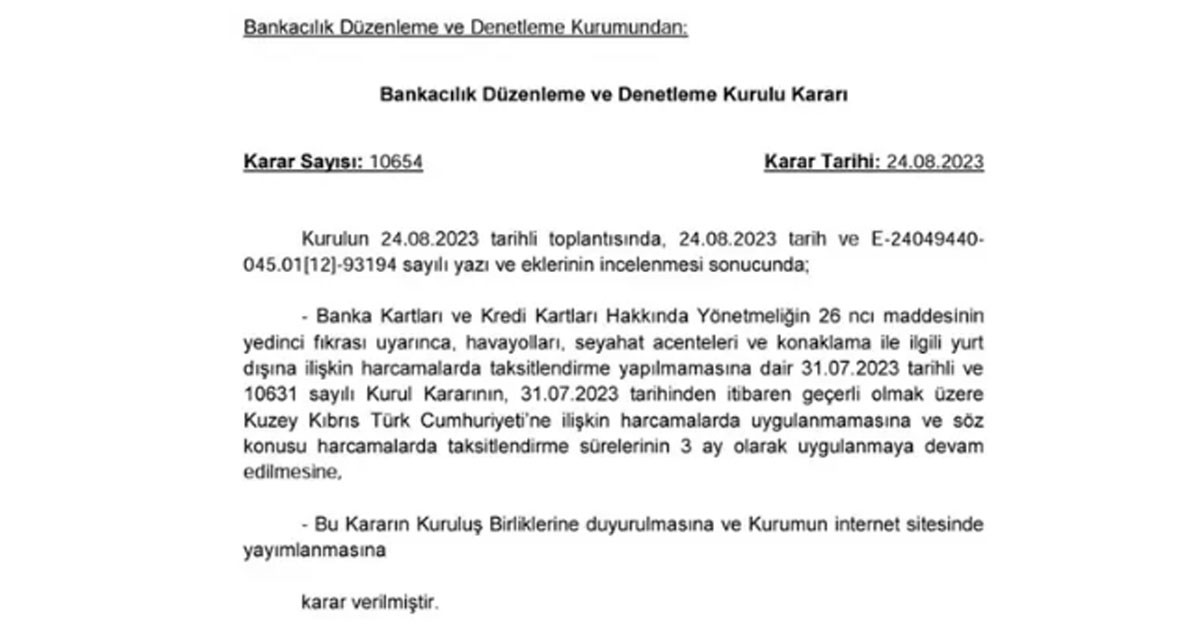 Seyahat harcamalarına taksit