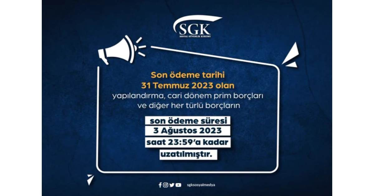SGK Borç Ödeme