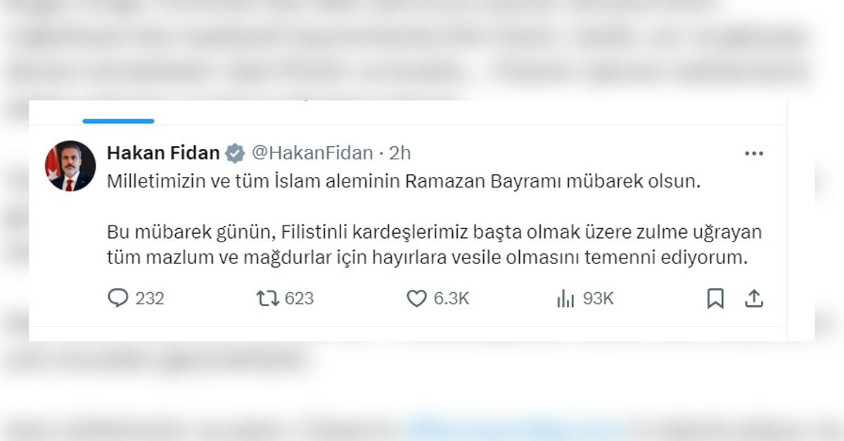 Siyasi liderlerin Ramazan Bayramı mesajı! Siyasi liderlerin Ramazan Bayramı mesajı!
