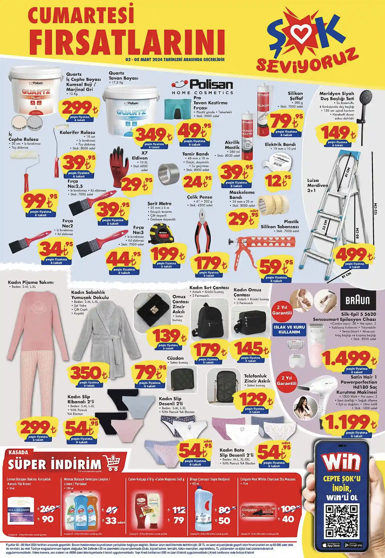 Şok market 2 Mart 2024 aktüel kataloğu