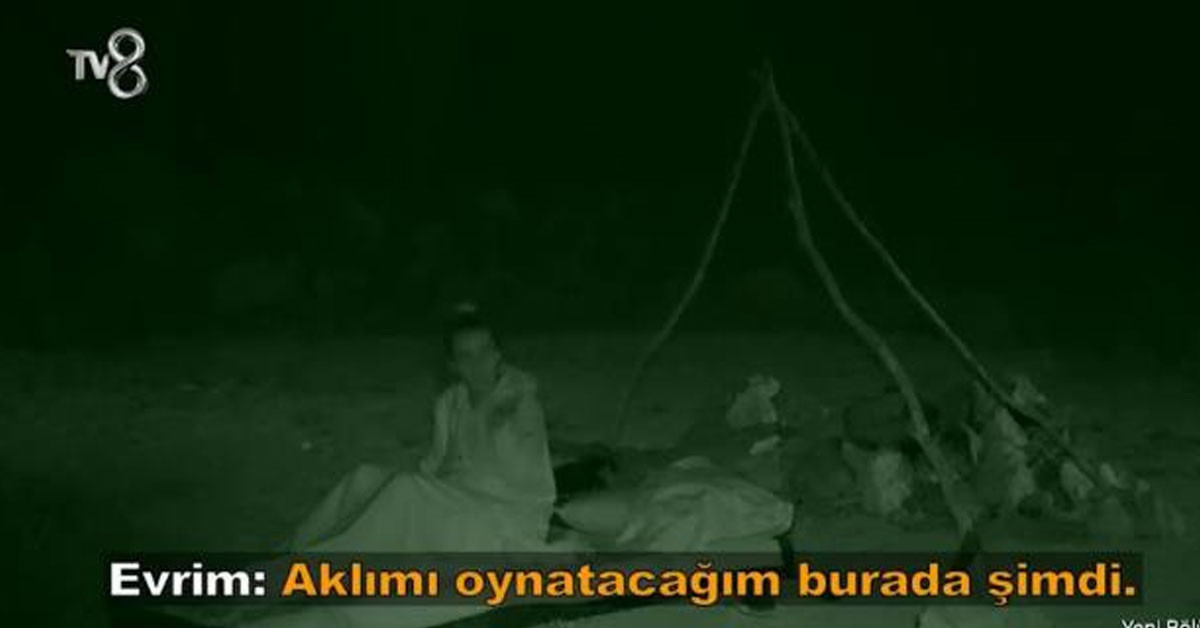 Survivor Evrim korku dolu anlarını anlattı