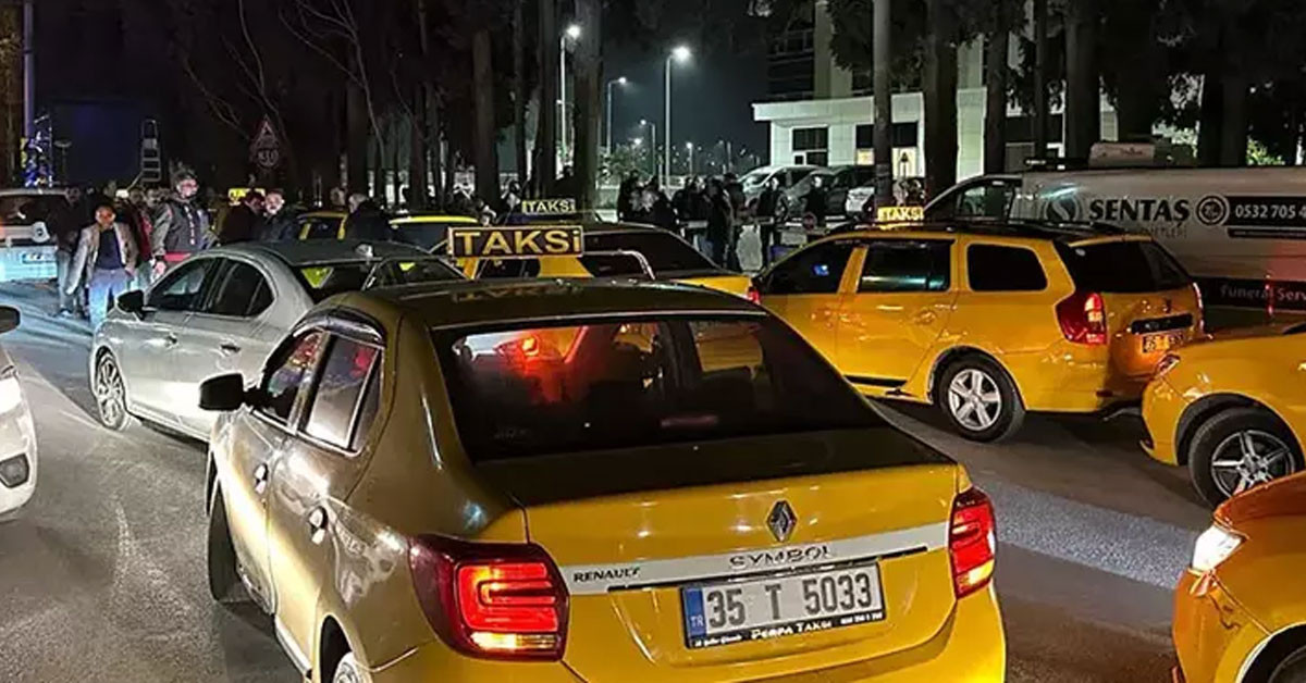 Taksici Oğuz Ergen İzmir de öldürüldü Taksici Oğuz Ergen İzmir de öldürüldü