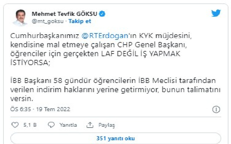 Tevfik Göksu paylaşımı