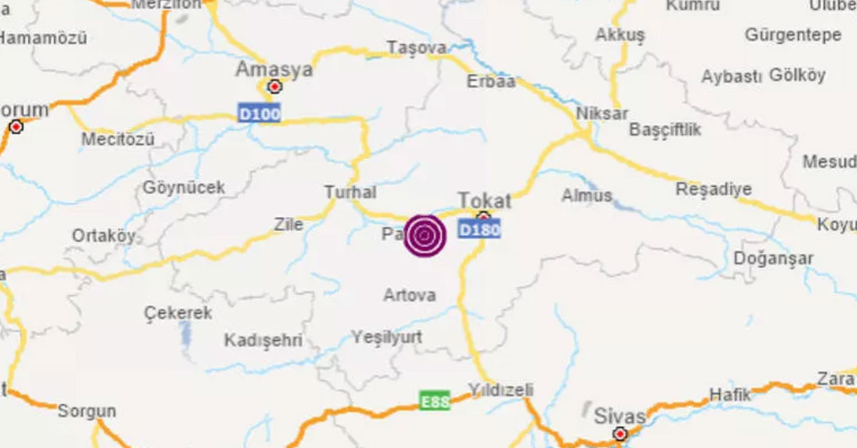 Tokat'ta Deprem