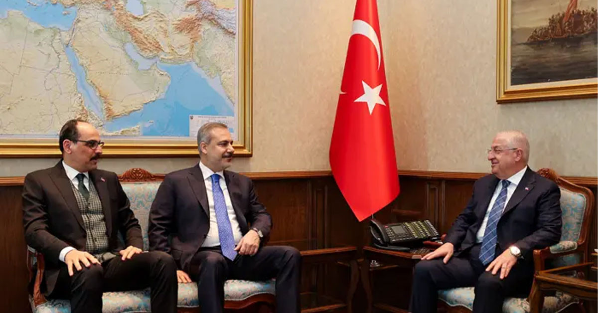 Türk Milli Savunma’nın en önemli 3’lüsü bir araya geldi!