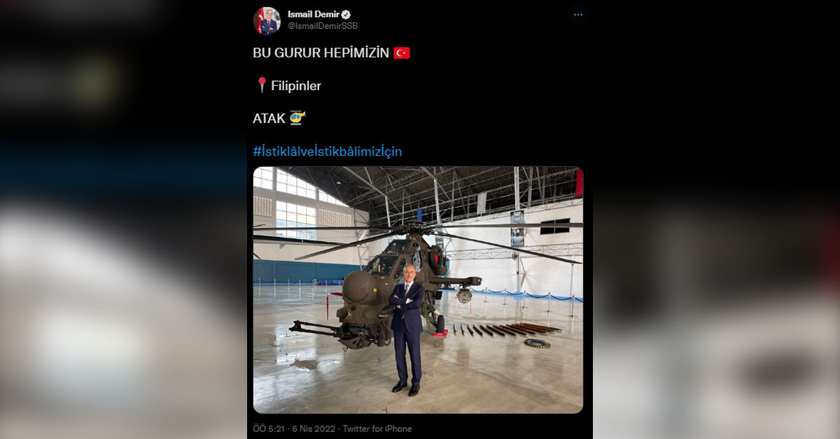 Türkiye Savunma Sanayi tarihinde bir ilk: ATAK helikopterin ilk ihracatı yapıldı! Türkiye Savunma Sanayi tarihinde bir ilk: ATAK helikopterin ilk ihracatı yapıldı!