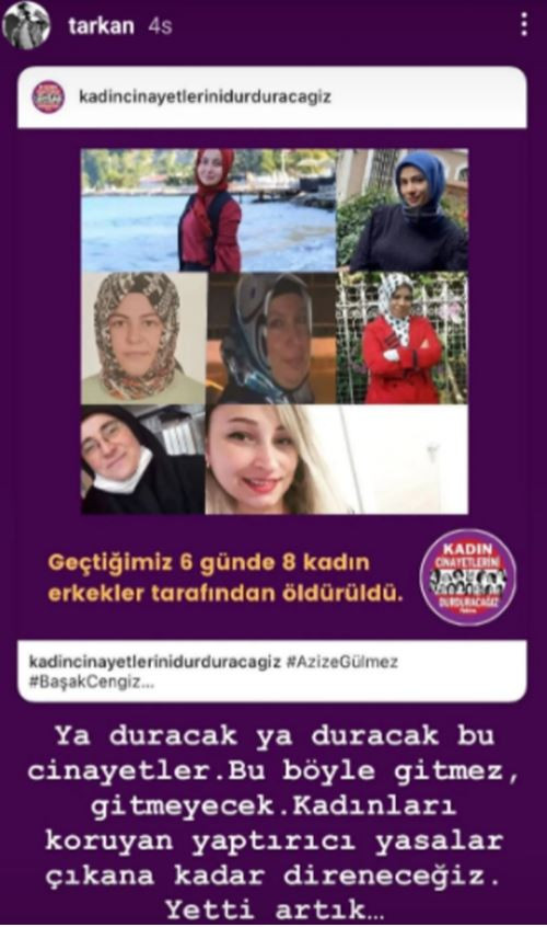 Tarkan'ın paylaşımı