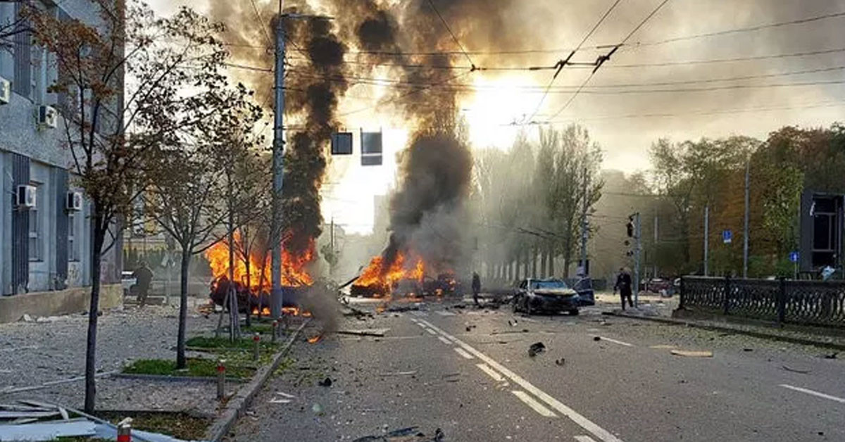 Ukrayna'da patlama