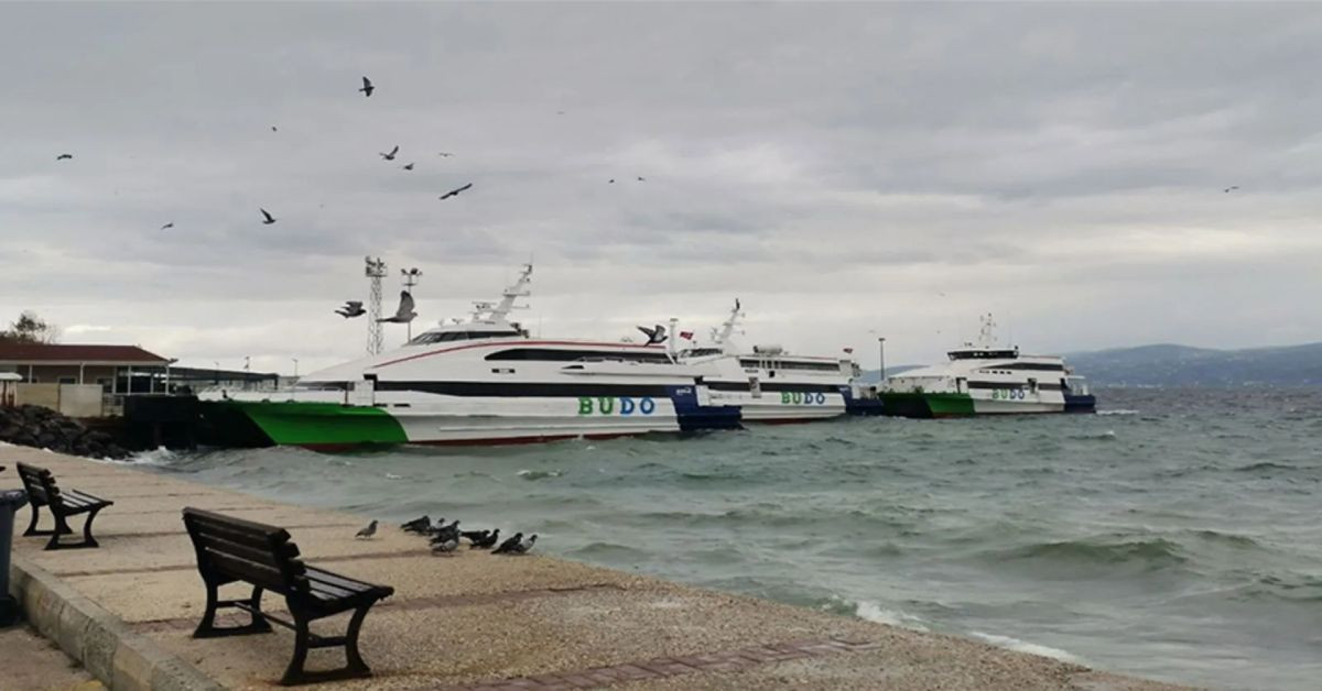 Ulaşıma fırtına engeli: BUDO, Bursa ile İstanbul arasındaki 8 seferi iptal etti