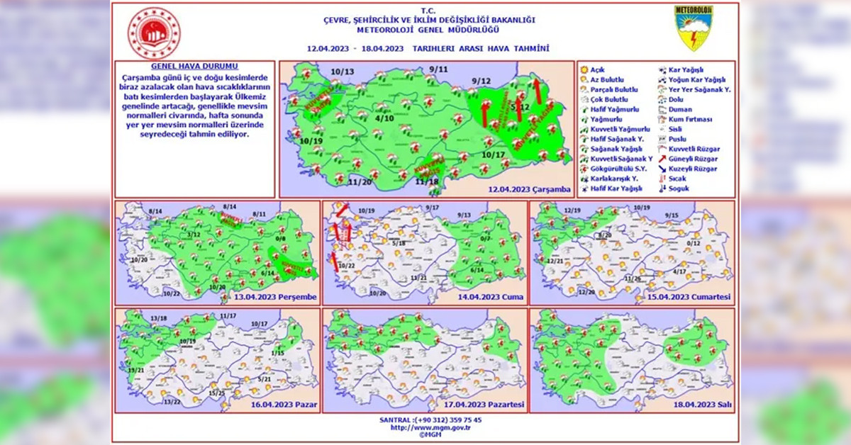 Ülke genelinde sağanak etkisini gösterecek Ülke genelinde sağanak etkisini gösterecek