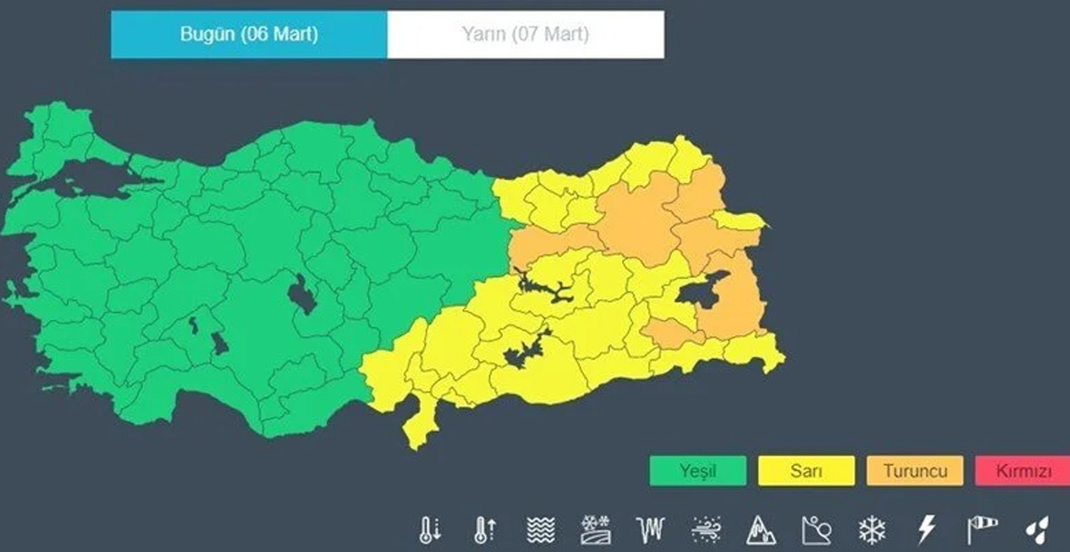 Ülke genelinde yağışlar kendini gösterecek Ülke genelinde yağışlar kendini gösterecek