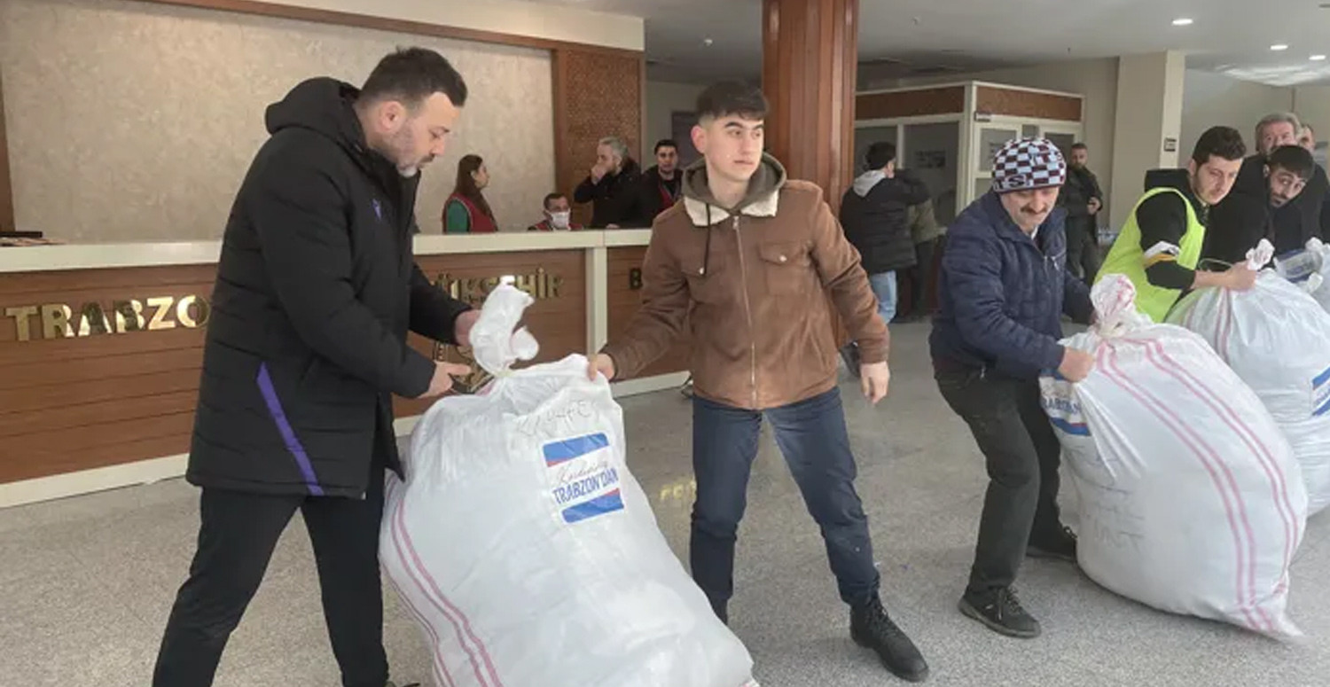 Ülkenin dört bir yanından yardım destekleri geldi Ülkenin dört bir yanından yardım destekleri geldi