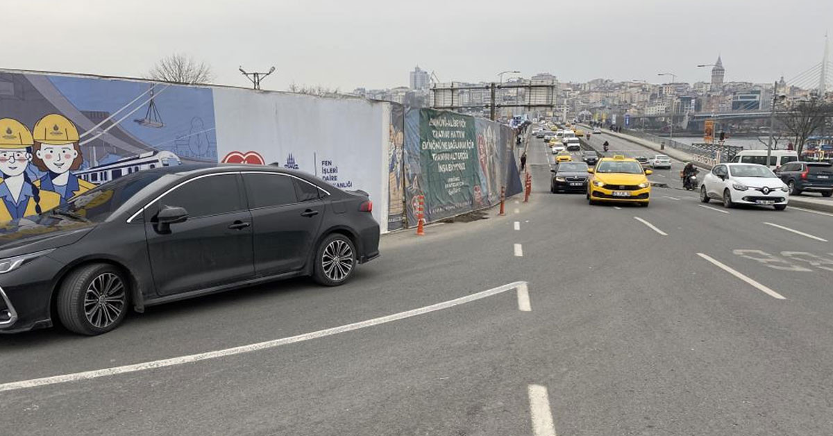 Unkapanı Tramvay Alt Geçit Çalışması