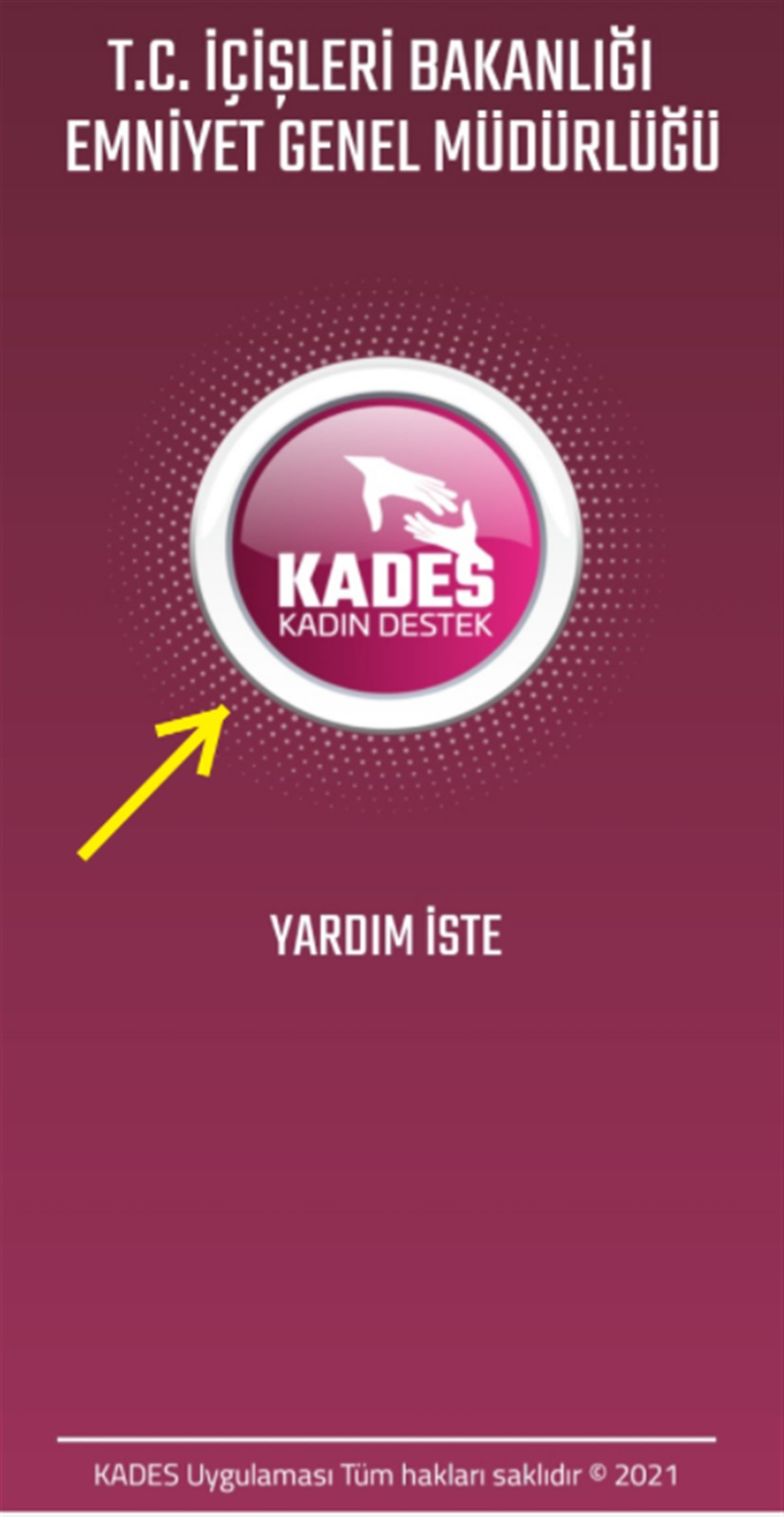 KADES buton KADES buton