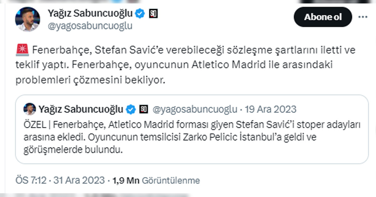 Yağız Sabuncuoğlu