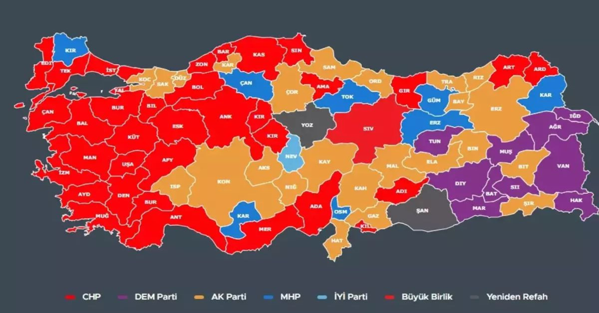 Yerel seçimlerde el değiştiren belediyeler hangileri? 2024 Parti değiştiren iller ve belediyeler