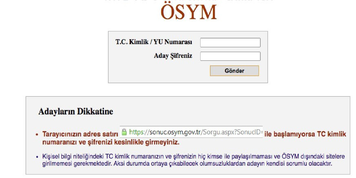 YKS sonuç sorgulama