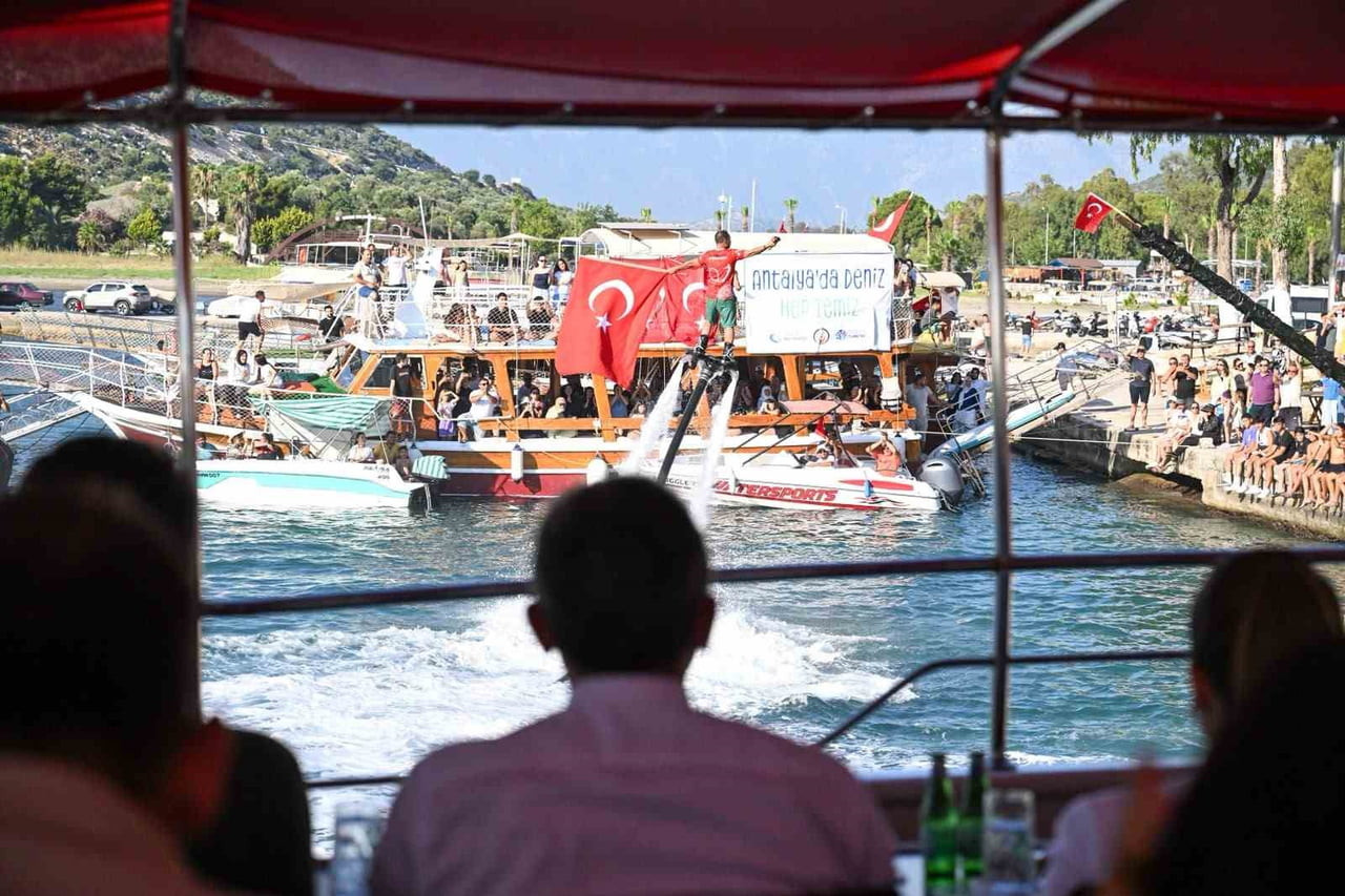 1 TEMMUZ 1926'DA YÜRÜRLÜĞE GİREN KABOTAJ KANUNU'NUN 100. YIL DÖNÜMÜ, DEMRE ÇAYAĞZI LİMANI'NDA...