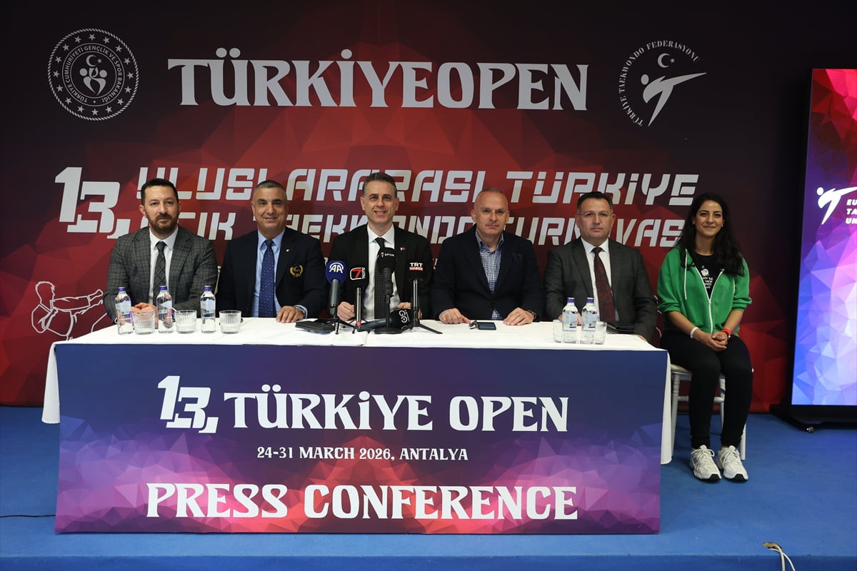 13. Uluslararası Türkiye Açık Tekvando Turnuvası (Türkiye Open 2026), yarın Antalya'da başlayacak....