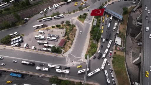 15 Temmuz Demokrasi Otogarı'nda bayram yoğunluğu böyle görüntülendi