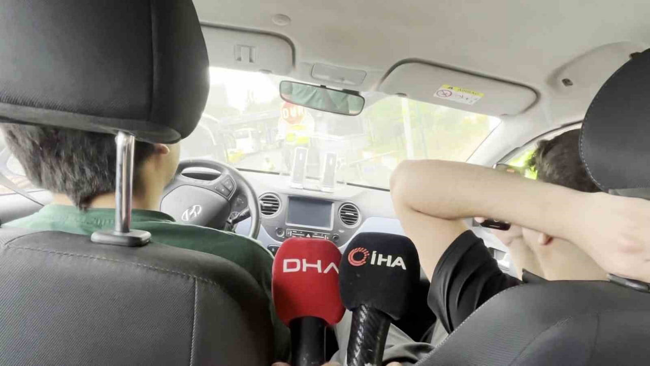 15 TEMMUZ DEMOKRASİ OTOGARI'NDA YOLCULARA EMNİYET KEMERİNİN ÖNEMİ SİMÜLASYON ARACI İLE...