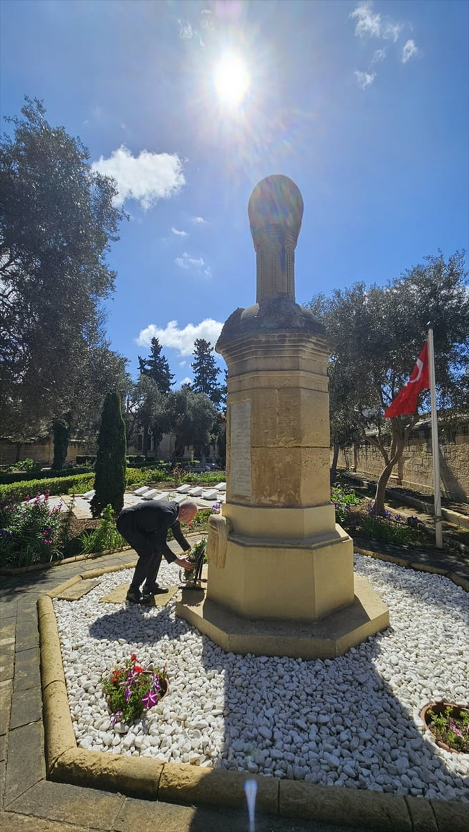 18 Mart Şehitleri Anma Günü ve Çanakkale Deniz Zaferi'nin 111'inci yıl dönümü dolayısıyla Malta...