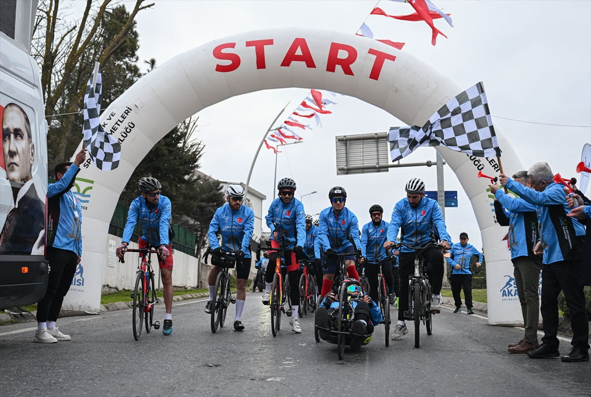 2026 Çanakkale Şehitleri Saygı Bisiklet Turu başladı. Büyükçekmece 100. Yıl Çanakkale Geçilmez...
