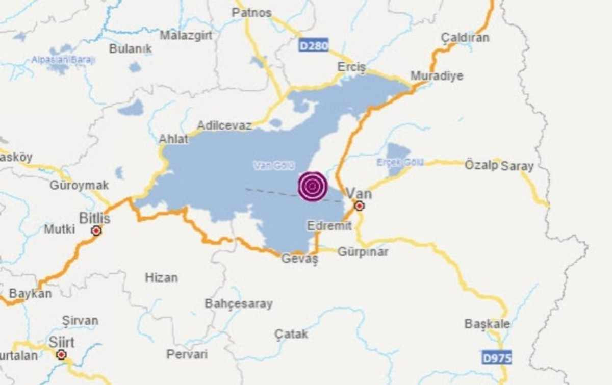 21 Mayıs 2022 Cumartesi Van'da korkutan deprem