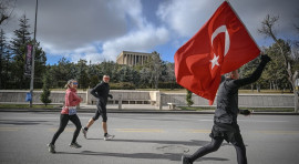 Ankara'da 90. Büyük Atatürk Koşusu Renkli Anlara Sahne Oldu